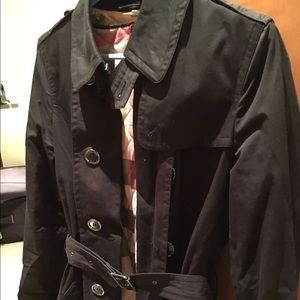 Burberry Prorsum Trench Coat, Navy, Size 6